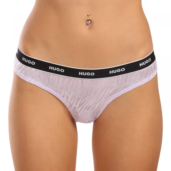 3PACK dámske nohavičky HUGO viacfarebné (50523826 960) M