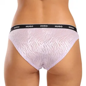 3PACK dámske nohavičky HUGO viacfarebné (50523826 960) M