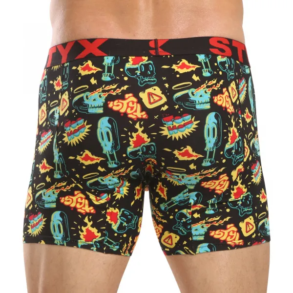 Pánske boxerky Styx long art športová guma toohot (UN1458) M, trenky