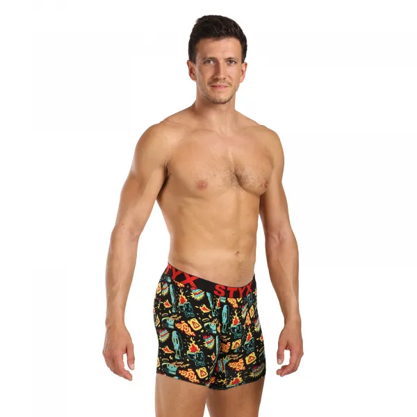Pánske boxerky Styx long art športová guma toohot (UN1458) M, trenky