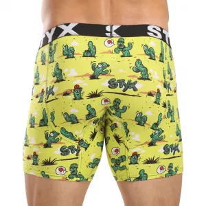 3PACK pánske boxerky Styx long art športová guma viacfarebné (3UN13198) S, trenky