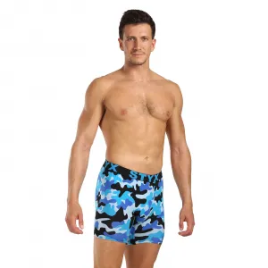 Pánske boxerky Styx long art športová guma maskáč modrý (UN1850) S, trenky