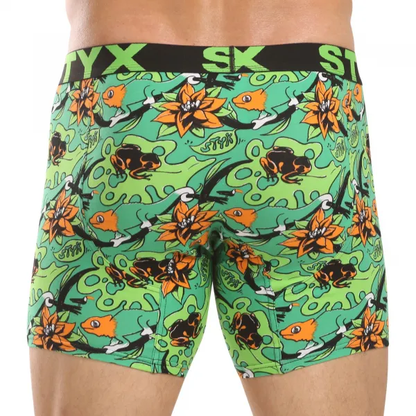 Pánske boxerky Styx long art športová guma tropic (UN1557) M, trenky