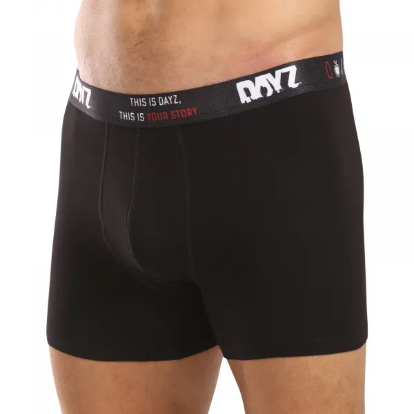 3PACK pánske boxerky DAYZ čierne (DZ001) S, trenky