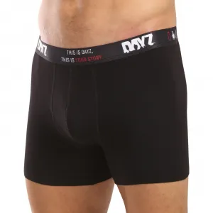 3PACK pánske boxerky DAYZ čierne (DZ001) S, trenky