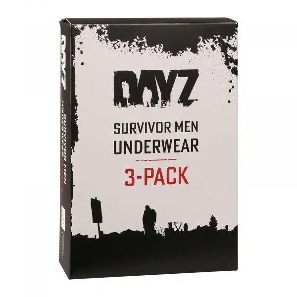 3PACK pánske boxerky DAYZ čierne (DZ001) S, trenky