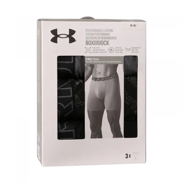3PACK pánske boxerky Under Armour viacfarebné (1383890 001) M, trenky