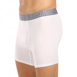 3PACK pánske boxerky Under Armour bielé (1383889 100) M, trenky