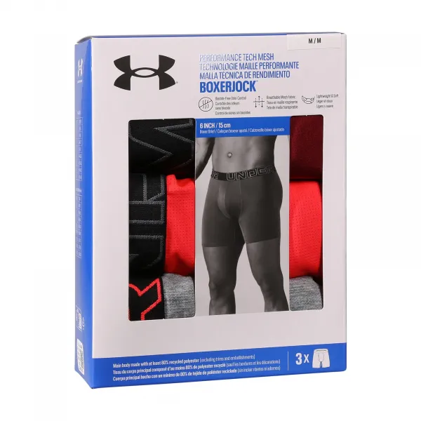 3PACK pánske boxerky Under Armour viacfarebné (1383884 625) M, trenky