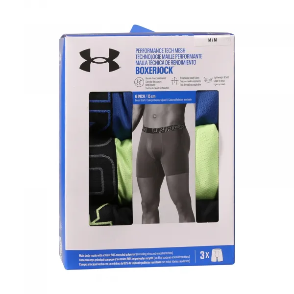 3PACK pánske boxerky Under Armour viacfarebné (1383884 432) M, trenky