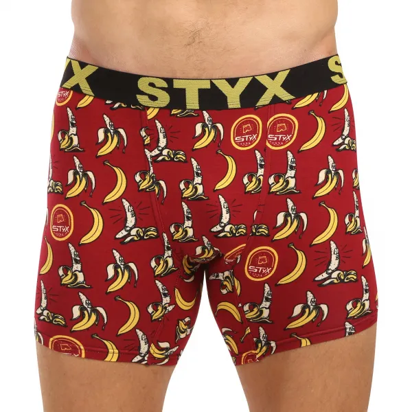 6PACK pánske boxerky Styx long art športová guma viacfarebné (6UN13198780) S, trenky