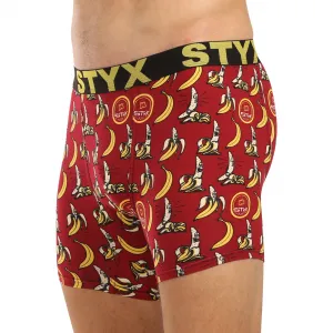 Pánske boxerky Styx long art športová guma banány (UN1359) M, trenky