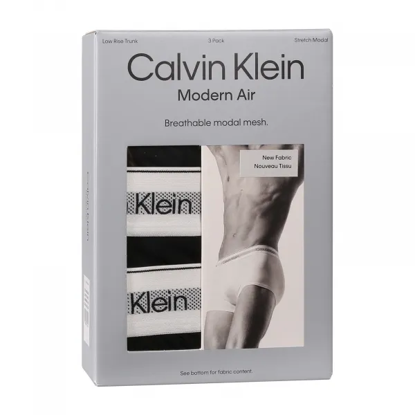3PACK pánske boxerky Calvin Klein čierne (NB3956A-UB1) M, trenky