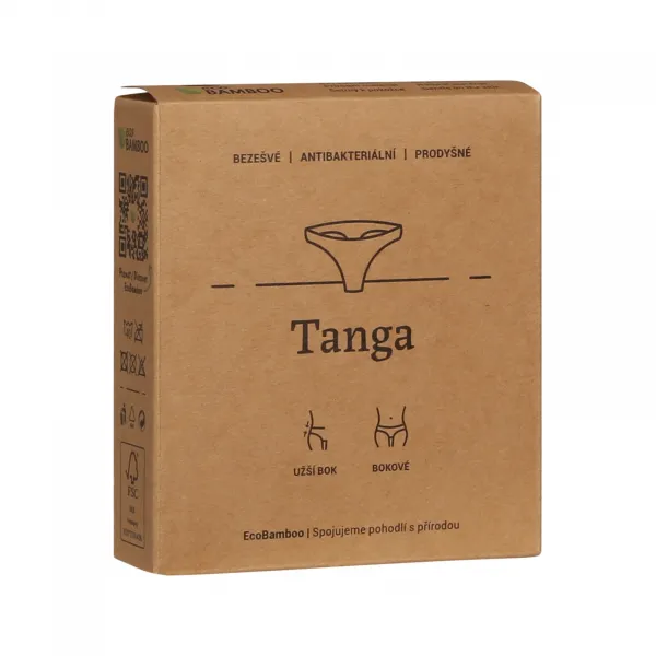 Dámske tangá Gina bambusová béžové (05013) M