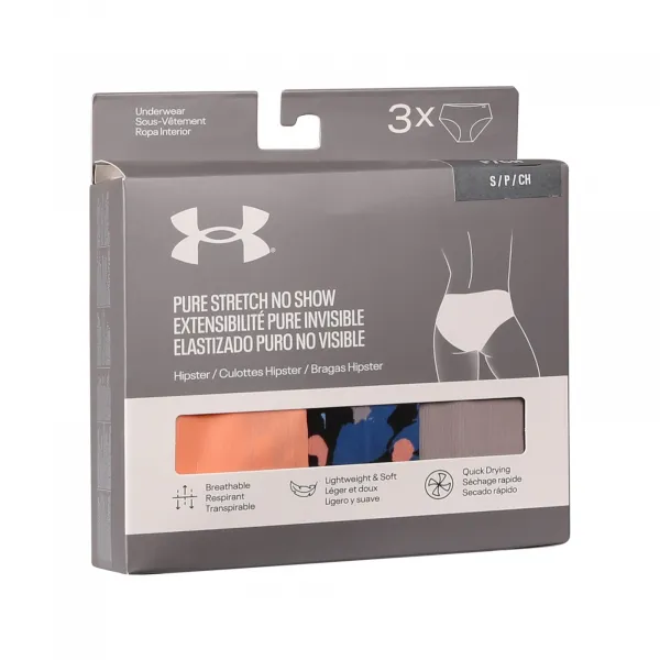 3PACK dámske nohavičky Under Armour viacfarebné (1383896 432) S