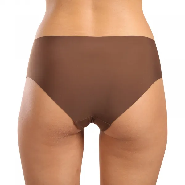 3PACK dámske nohavičky Under Armour hnedé (1383895 625) XL