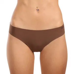 3PACK dámské tangá Under Armour hnedá (1383893 625) L
