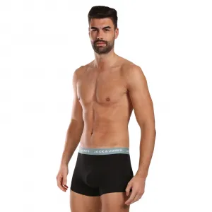 7PACK pánske boxerky Jack and Jones čierne (12230353) S, trenky