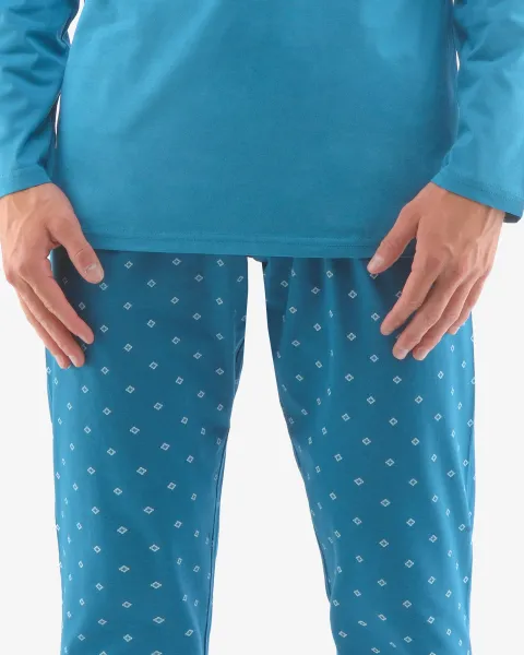 Pánske pyžamo Gino petrolejové (79129) M