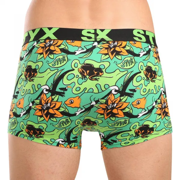 3PACK pánske boxerky Styx art športová guma viacfarebné (3G15780) M, trenky