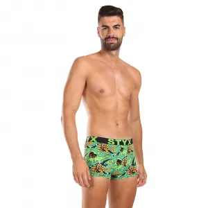 3PACK pánske boxerky Styx art športová guma viacfarebné (3G15780) M, trenky