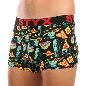 Pánske boxerky Styx art športová guma toohot (G1458) S, trenky