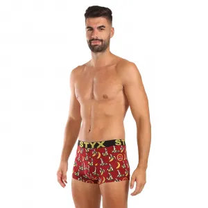 Pánske boxerky Styx art športová guma banány (G1359) M, trenky