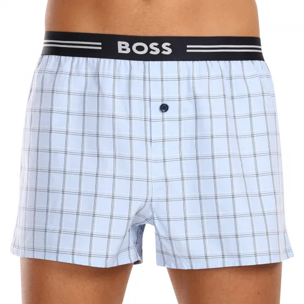 3PACK pánske trenky BOSS viacfarebné (50480034 465) S, trenírky