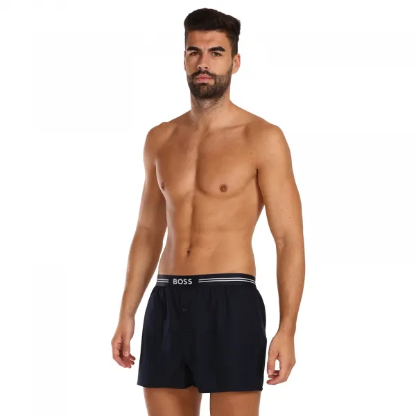 3PACK pánske trenky BOSS viacfarebné (50480034 465) S, trenírky