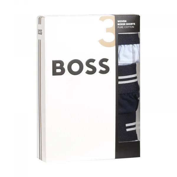 3PACK pánske trenky BOSS viacfarebné (50480034 465) S, trenírky