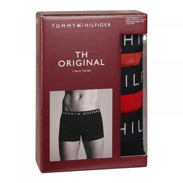 3PACK pánske boxerky Tommy Hilfiger viacfarebné (UM0UM03180 0RW) S, trenky
