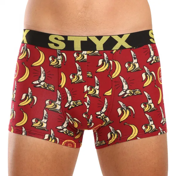 3PACK pánske boxerky Styx art športová guma viacfarebné (3G13198) S, trenky