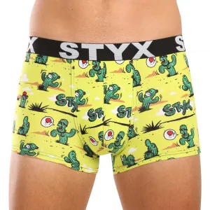 3PACK pánske boxerky Styx art športová guma viacfarebné (3G13198) S, trenky