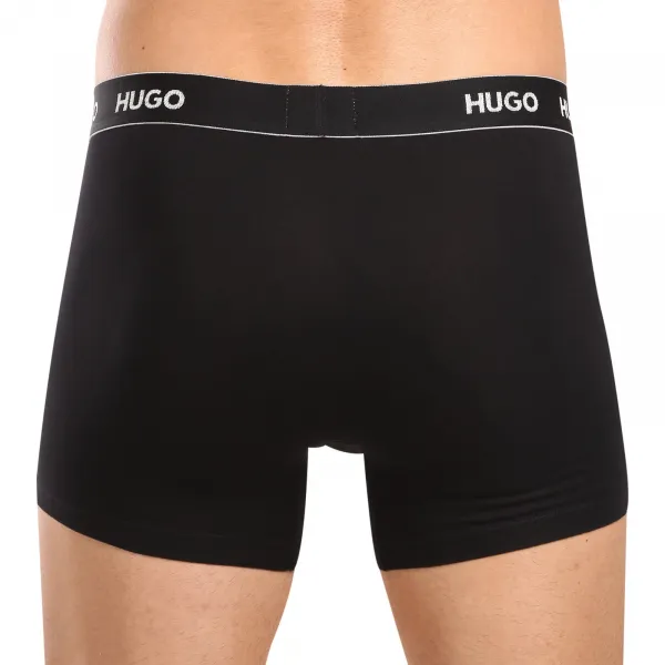 3PACK pánske boxerky HUGO čierné (50517886 991) L, trenky