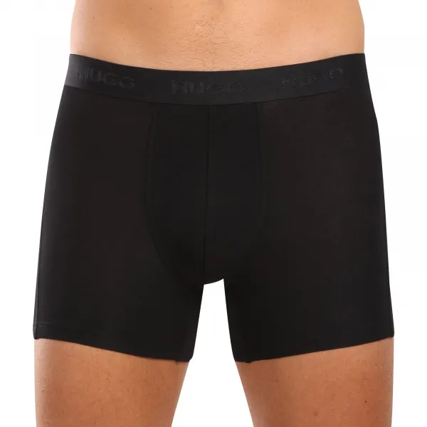 3PACK pánske boxerky HUGO čierné (50517886 991) L, trenky