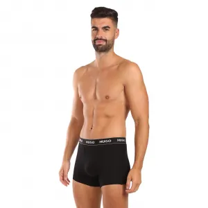 3PACK pánske boxerky HUGO čierné (50517886 991) L, trenky