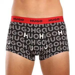 3PACK pánske boxerky HUGO viacfarebné (50517894 980) M, trenky