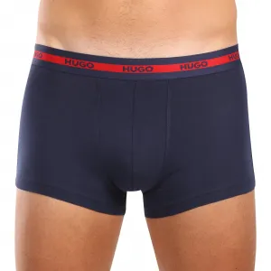 3PACK pánske boxerky HUGO viacfarebné (50517883 960) S, trenky