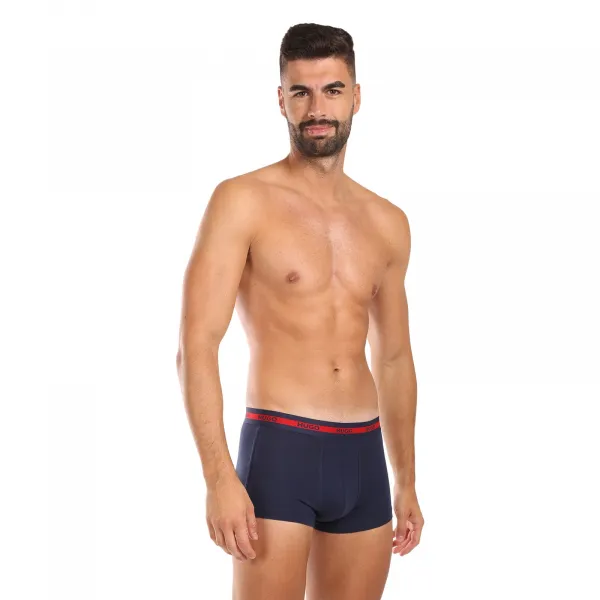 3PACK pánske boxerky HUGO viacfarebné (50517883 960) S, trenky