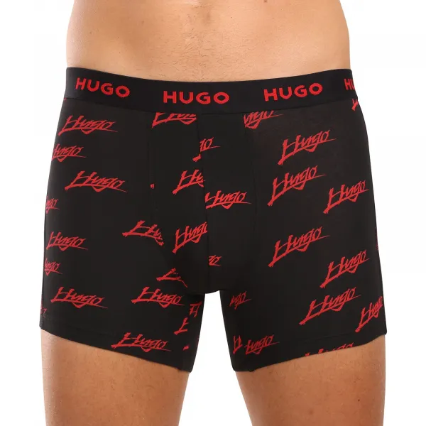 3PACK pánske boxerky HUGO viacfarebné (50517887 984) S, trenky
