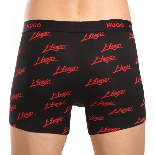 3PACK pánske boxerky HUGO viacfarebné (50517887 984) S, trenky