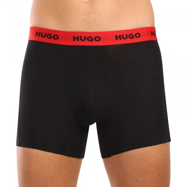 3PACK pánske boxerky HUGO viacfarebné (50517887 984) S, trenky