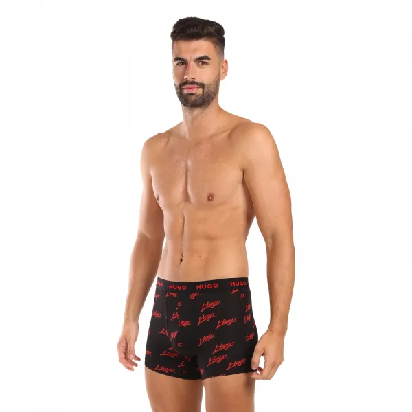 3PACK pánske boxerky HUGO viacfarebné (50517887 984) S, trenky
