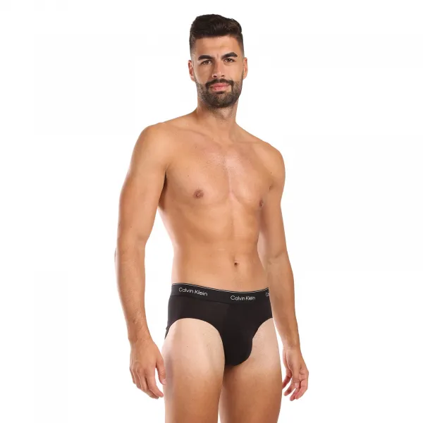 3PACK pánske slipy Calvin Klein čierné (NB3962A-TM6) M