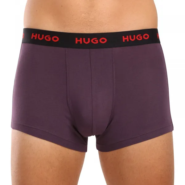 3PACK pánske boxerky HUGO viacfarebné (50517878 987) M, trenky