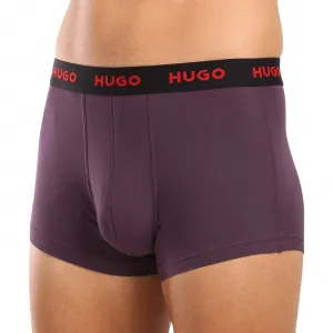 3PACK pánske boxerky HUGO viacfarebné (50517878 987) M, trenky