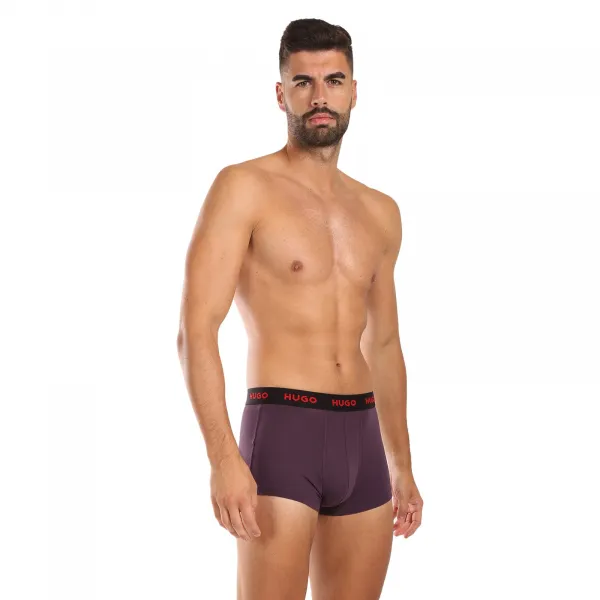 3PACK pánske boxerky HUGO viacfarebné (50517878 987) M, trenky