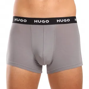 3PACK pánske boxerky HUGO viacfarebné (50517878 986) M, trenky