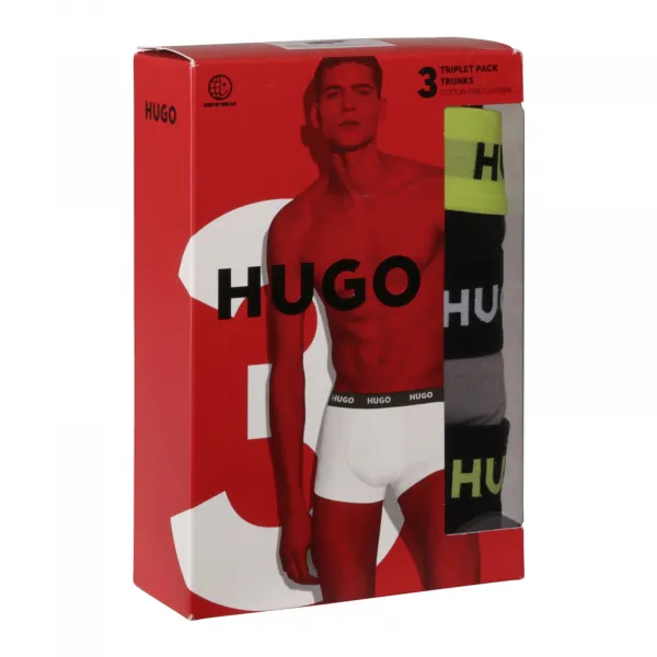3PACK pánske boxerky HUGO viacfarebné (50517878 986) M, trenky