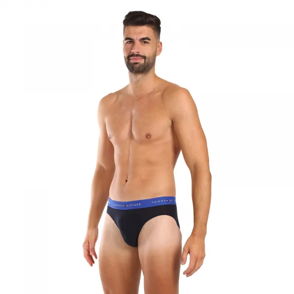 3PACK pánske slipy Tommy Hilfiger tmavo modré (UM0UM02904 0Y1) M